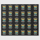 Papier Cadeau Soyez intelligent Ne jouez pas Drumb Funny Drum Pu (Plat)