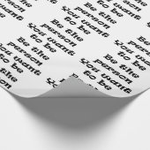 Papier Cadeau Soyez la personne que vous voulez emballer du papi (Coin)