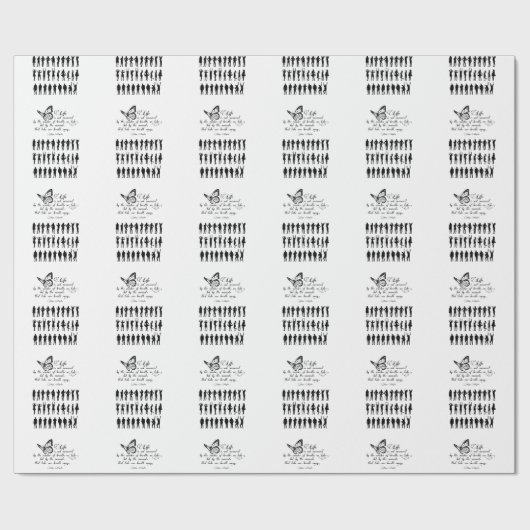 Papier Cadeau soyez vous (Plat)