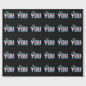 Papier Cadeau Soyez Vous - Trans-blanc (Plat)