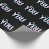 Papier Cadeau Soyez Vous - Trans-blanc (Coin)
