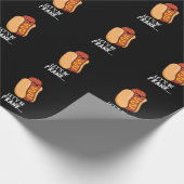 Papier Cadeau Soyons Frank Funny Frankfurter Pun Dark BG (Coin)