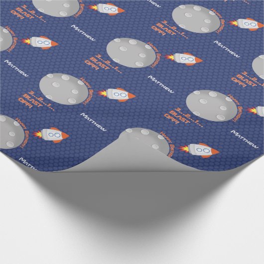 Papier Cadeau Space Adventure (Coin)