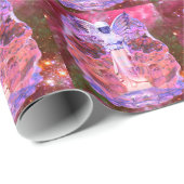 Papier Cadeau Space Angel (Coin rond)