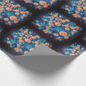 Papier Cadeau Space Mimosa Golden Nebula Blossom (Coin)