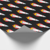 Papier Cadeau Space Rocket Anniversaire des enfants (Coin)