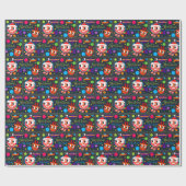 PAPIER CADEAU SPACE SANTA (Plat)