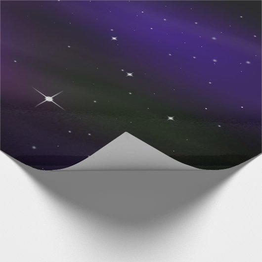 Papier Cadeau Spacescape With Planètes and Stars (Coin)