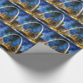 Papier Cadeau Spacey St. Louis Skyline (Coin)