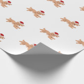 Papier Cadeau Spaniel de Noël (Coin)