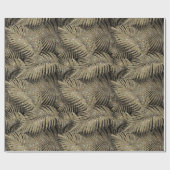 Papier Cadeau Sparkling Palm Leaves Pattern (Plat)