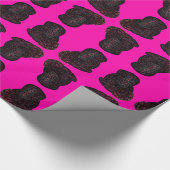 Papier Cadeau Sparkly magical black rabbit for luck (Coin)