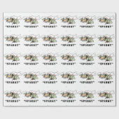 Papier Cadeau "Sparky" le P-38 Lightning (Plat)