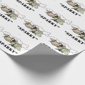 Papier Cadeau "Sparky" le P-38 Lightning (Coin)