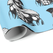 Papier Cadeau Spartan warrior (Coin rond)