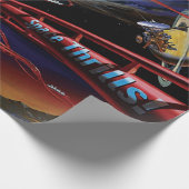 Papier Cadeau Spatiale Frissons Dessous de verre à rouleaux cosm (Coin)