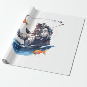 Papier Cadeau spationaute (Déroulé)