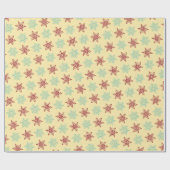 Papier Cadeau Spécial Romantique de Noël Saison Spéciale Chic (Plat)