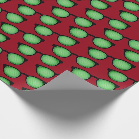 Papier Cadeau Spécifications du geek : Lunettes avec code binair (Coin)