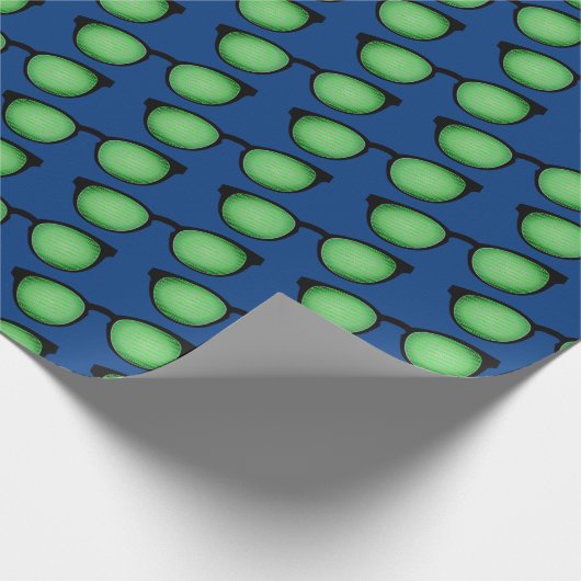 Papier Cadeau Spécifications du geek : Lunettes avec code binair (Coin)