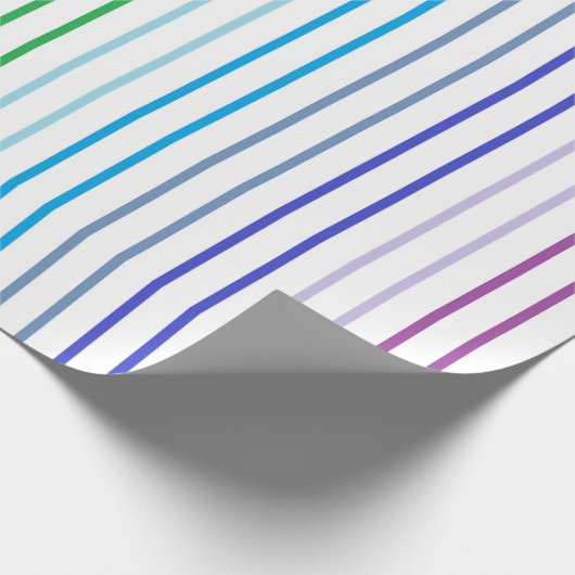 Papier Cadeau Spectre plus large pointillé vertical Arc en arc e (Coin)