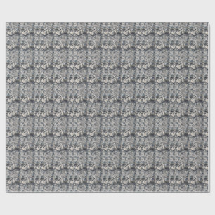 Papier Cadeau Sphères chromées 3D Motif abstrait futuriste Art