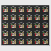 Papier Cadeau Spice Spice Baby Funny Food Pun Dark BG (Plat)