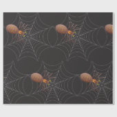 Papier Cadeau Spider Et Spider Web (Plat)