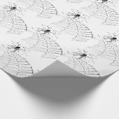 Papier Cadeau Spider & Spider web Amusement design insecte fun (Coin)