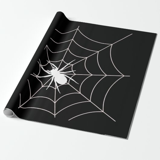 Papier Cadeau Spider Web Grossesse Faire-part Halloween (Déroulé)