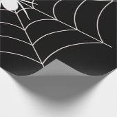 Papier Cadeau Spider Web Grossesse Faire-part Halloween (Coin)