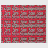 Papier Cadeau Spine Surgeon (Plat)