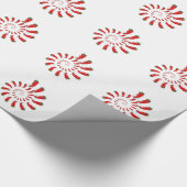 Papier Cadeau Spirale de Pepper Diva Rouge (Coin)