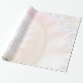 Papier Cadeau Spirale luxueuse de fractale de nacre (Déroulé)