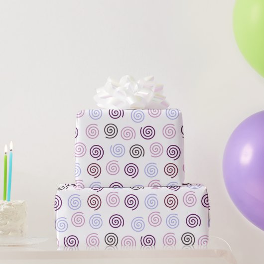 Papier Cadeau Spirales (Cadeaux de fête)