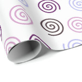 Papier Cadeau Spirales (Coin rond)