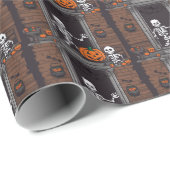 Papier Cadeau Spirit Halloween  (Coin rond)