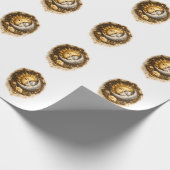 Papier Cadeau Spiritual Sun and Moon Celestial Sacred Light (Coin)