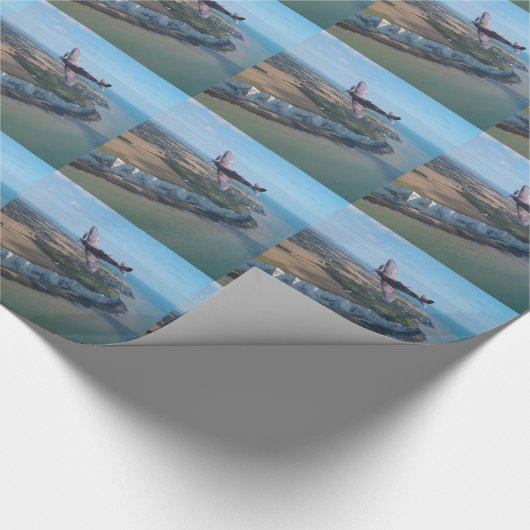 Papier Cadeau Spitfire au-dessus de l'Angleterre (Coin)