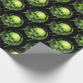 Papier Cadeau splasme toxique du crâne (Coin)