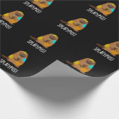 Papier Cadeau Splatypus Funky Animal Platypus Pun Dark BG (Coin)