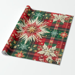 Papier Cadeau Splendeur de flocon de neige