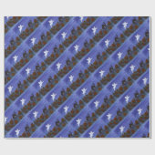 Papier Cadeau Spook et Cat dans le Patch Citrouille (Plat)