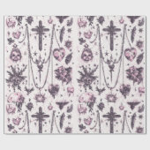 Papier Cadeau Spooky Cute Happy Halloween  (Plat)