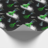 Papier Cadeau Spooky Ghostly Hands Halloween (Coin)