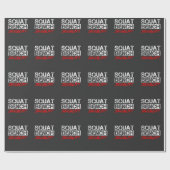 Papier Cadeau Sport de levage à l'entraînement sur l'aérosol (Plat)