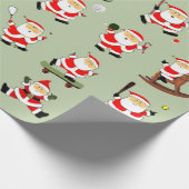 Papier Cadeau Sport Fitness Noël (Coin)