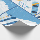 Papier Cadeau Sports d'hiver extrêmes