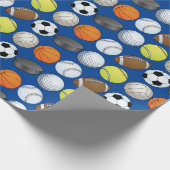 Papier Cadeau Sports personnalisables (Coin)