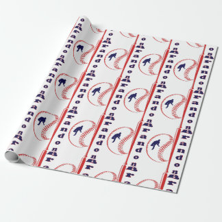 Papier Cadeau Sports Tout Étoiles À Thème De Baseball